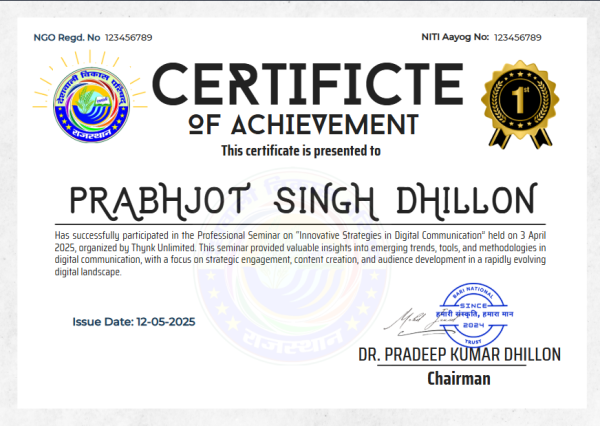 Approval | 80G Certficate